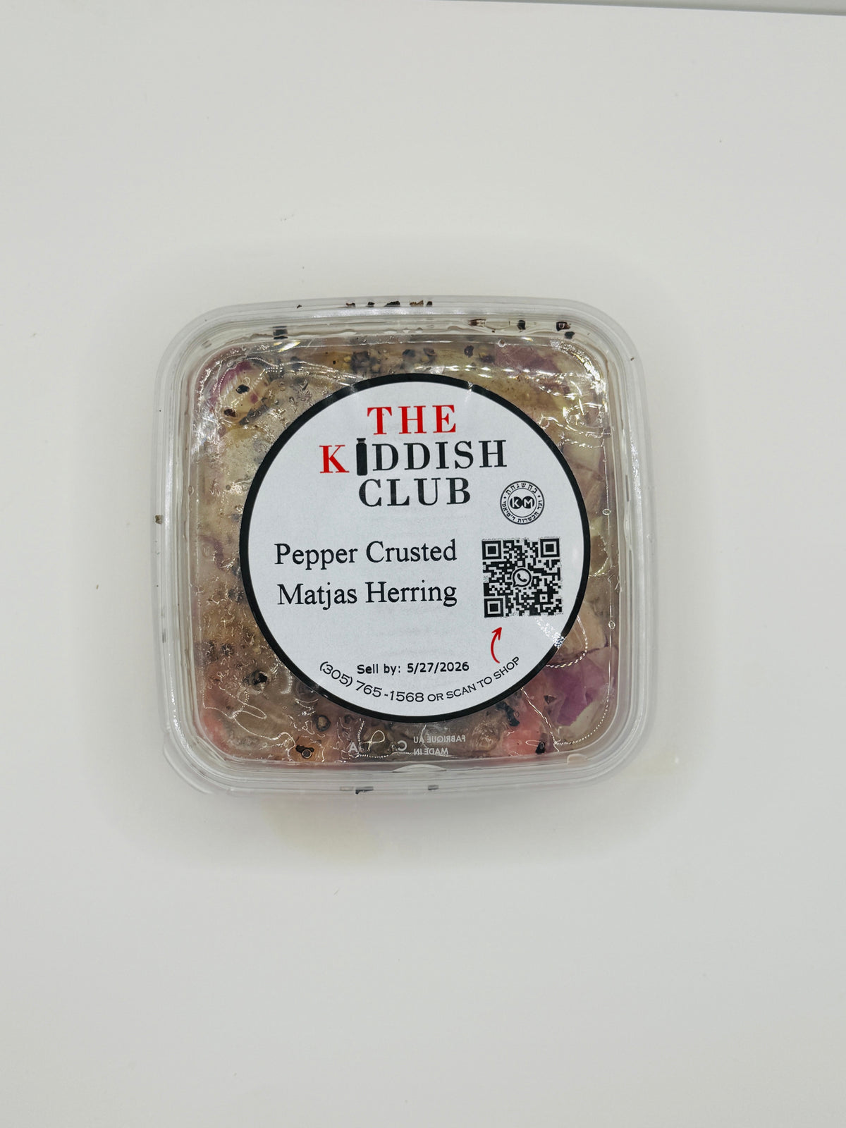Pepper crusted Matjas Herring