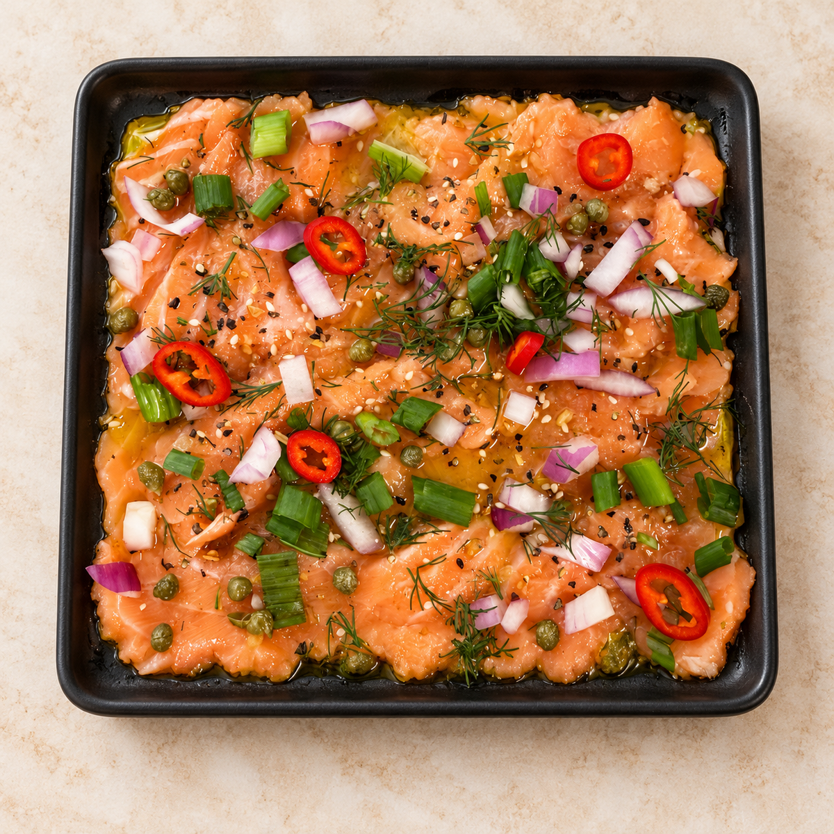 Salmon Carpaccio